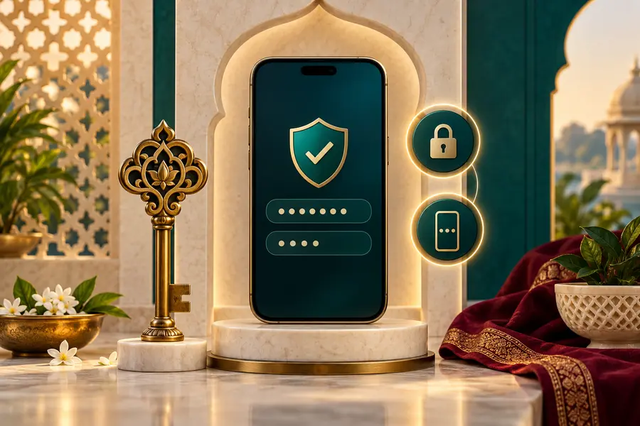 Login and registration begin with identity checks editorial concept